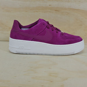 nike berry air force 1 sage trainers